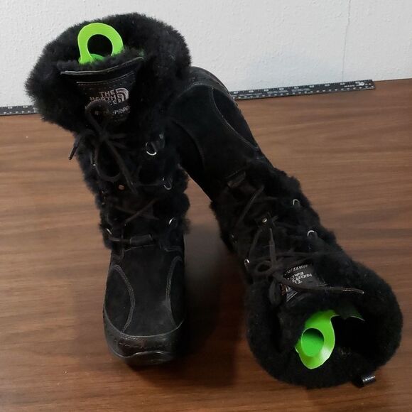 THE NORTH FACE Abby III Tall Sherpa‎ Primaloft 200g Lined Winter Boot Size 6 - Picture 2 of 11